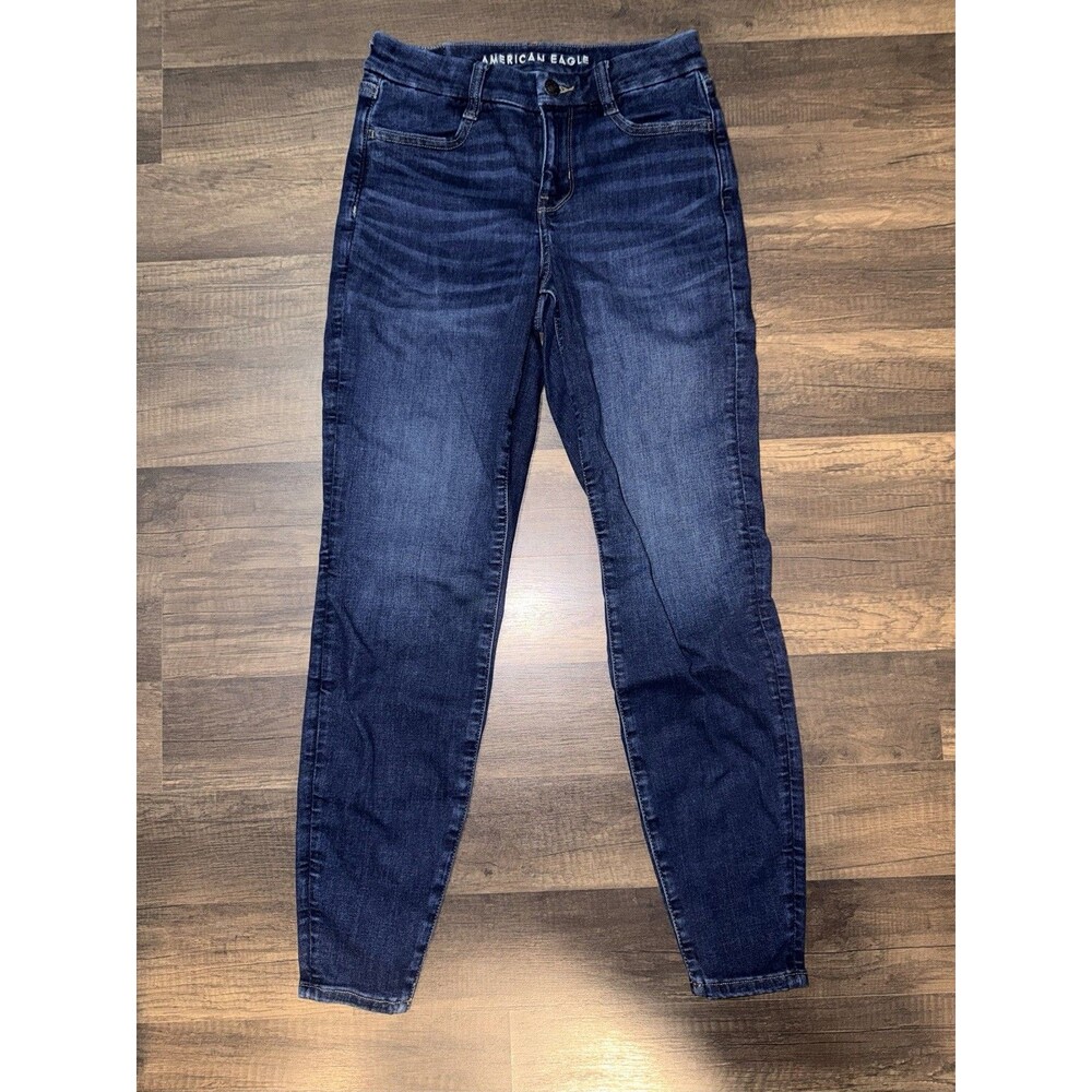 American Eagle Women's Curvy High Rise Jegging Size 2 Short Stretch Denim